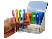  Invisible Magic Pen For Kids With Uv Light Invisible Ink Magic Pen - Birthday Return Gifts For Kids - Multicolour