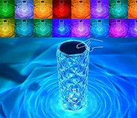 Rose Diamond Touch Lamp