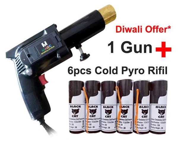 Metal Pyro gun With 6Pc Bullet 