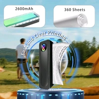 Portable Thermal Wireless Printers for Travel, Inkless Bluetooth Printer Support for 8.5"x11" US Letter & A4 Thermal Paper Compatible with iOS, Android & Laptop for Tattoo,Office
