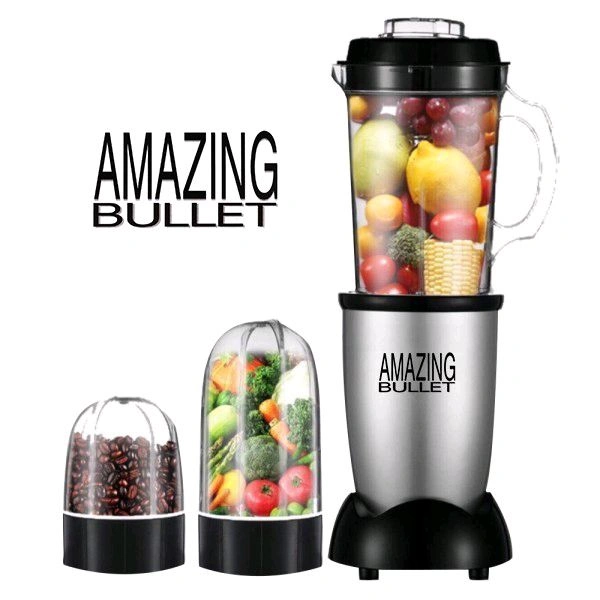 AMAZING BULLETBlender for Kitchen, Mixer, Smoothie Maker, Magic Bullet Mixer Grinder, Chopper, Stainless Steel Blades, 21 PCS.