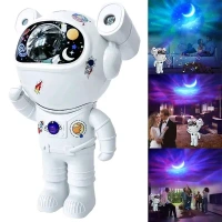 Astronaut Starry Projector Night Light with Bluetooth Speaker – Galaxy Lamp with Remote & Timer for Bedroom & Home Decor
