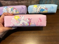 Unicorn Pencil Pouch Soft Shine Cute Pencil Case Geometry Box for Girls Storage Bag Travel Pouch School Stationery