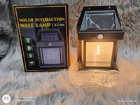 Sun-Powered Wall Light Outdoor with Motion Sensor – Waterproof Exterior LED Sconce Lamp, Auto Charging Security Light for Porch, Patio, Garden, Pathway & Yard Lighting