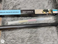 (45x200cm) Wall Sticker Removable Decal Chalkboard with 5 Chalks for Home School Office College Room Kitchen Kids