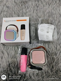  K12 Speaker Machine Bluetooth-Compatible Wireless Karaoke Mic Speaker 