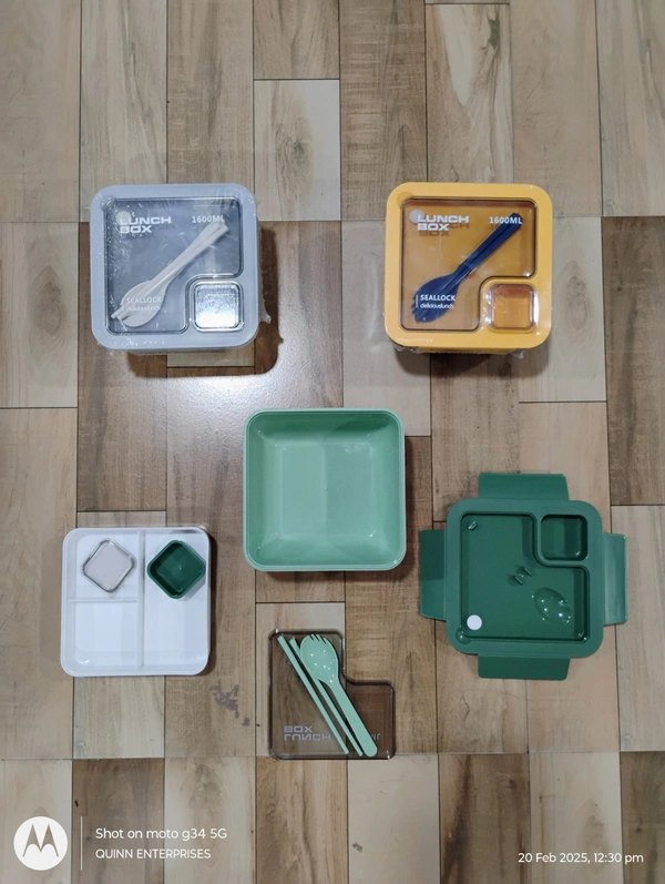 1600 ml Leakproof Food Storage Containers,Food Storage Containers for Adults - Lunch Organizer Box with Multiple Compartments Leakproof Design for Kids, Adults