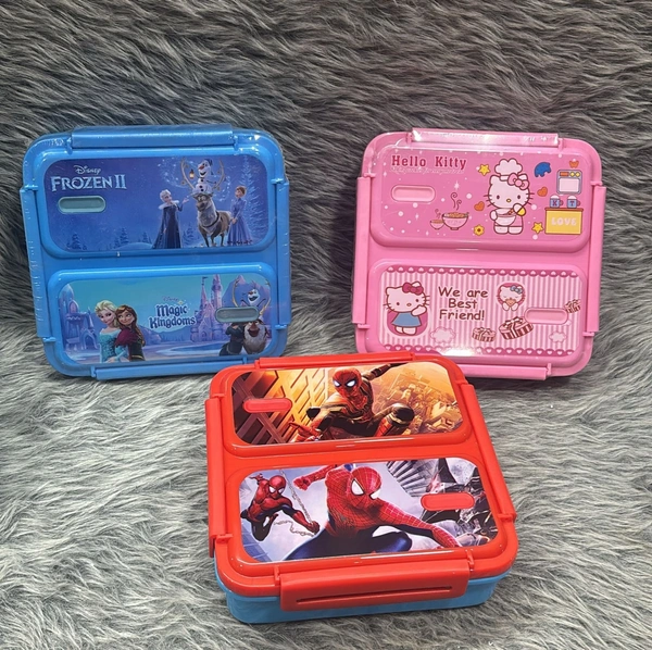 559 Steel Lnch Box 3 compartment SUS304