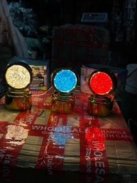 Rotating 3D Crystal Ball LED Night Lamps