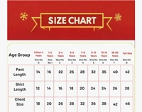 Santa Claus Fleece Dress for Kids Christmas Costume Dress with Jacket Lower Cap and Pouch Santa Dress for Boys and Girls - 3 size