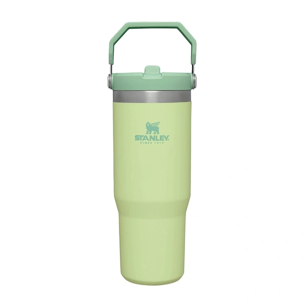 OG Stanley IceFlow Flip Straw Water Bottle With Straw 0.89L - Keeps Cold for 12+ Hours - Leakproof - Stainless Steel Water Bottle - BPA Free Travel Mug - Easy to Carry - Dishwasher Safe