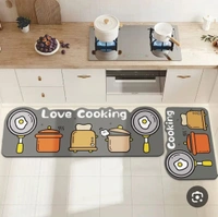 Anti Fatigue Kitchen Mat Cushioned 2 Pieces Kitchen Rugs Non Slip Waterproof Kitchen Floor Mats Kitchen Accessories Comfort Memory Foam Kitchen Mats for Floor Laundry Room