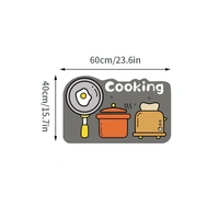 Anti Fatigue Kitchen Mat Cushioned 2 Pieces Kitchen Rugs Non Slip Waterproof Kitchen Floor Mats Kitchen Accessories Comfort Memory Foam Kitchen Mats for Floor Laundry Room
