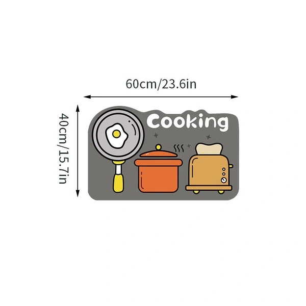 Anti Fatigue Kitchen Mat Cushioned 2 Pieces Kitchen Rugs Non Slip Waterproof Kitchen Floor Mats Kitchen Accessories Comfort Memory Foam Kitchen Mats for Floor Laundry Room