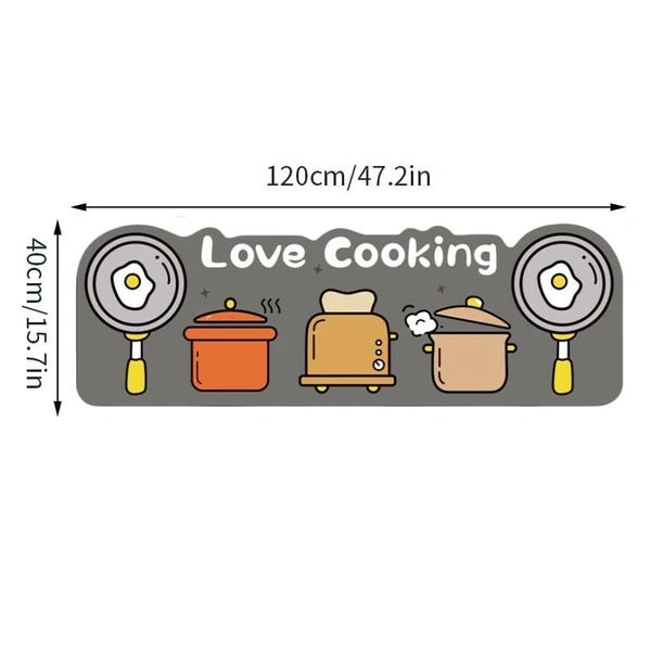 Anti Fatigue Kitchen Mat Cushioned 2 Pieces Kitchen Rugs Non Slip Waterproof Kitchen Floor Mats Kitchen Accessories Comfort Memory Foam Kitchen Mats for Floor Laundry Room