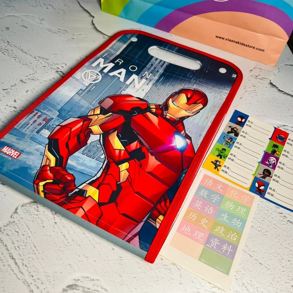 Kids Theme Expanding File Folder 13 Pockets Documents File - Multi Pockets | A4