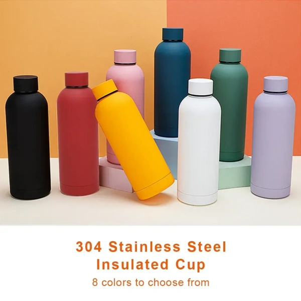 Outdoor Sports 500ML Vacuum Flask Portable Bottle Stainless Steel Insulated Cup Insulation Cups for Office Drinkware Supplies