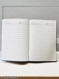 A5 size 15 cm dairy | Rulled paper with date and memo | 100gsm white paper