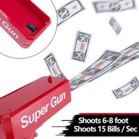 Supreme Gun - Make It Rain Cash Cannon Money Gun for Wedding and Parties with Fake Money (Red)