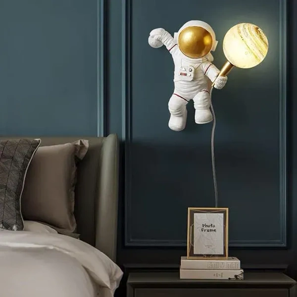 Astronaut Wall Sconce, Night Light, Mood Lamp, Plug-in, 3 Colour - 5W