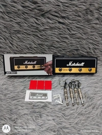 Marshall Key Holder JCM800 Keychain Wall Mounted Storage Key Hooks Guitar Amp Key Hooks for Musician Lovers1, Black