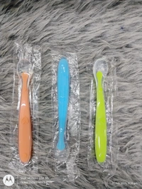 First Stage Baby Infant Spoons  Soft Silicone Baby Spoons Training Spoon Gift Set For Infant