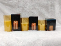 Flameless LED Candles AA Battery Operated 3Pc Set