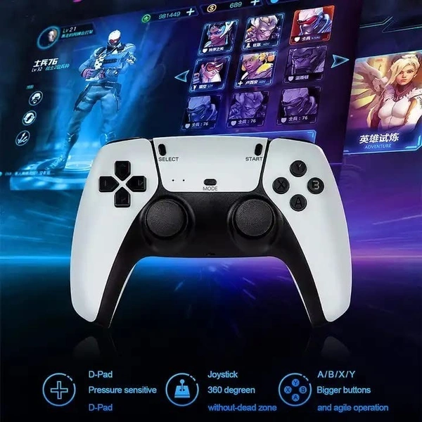 Wireless Retro Game Console, 20000+ games Retro Gaming Console, Retro Game Stick, Plug & Play Video TV Retro Game Stick, Built-in 64G, 9 Emulators, Premium Gaming Dual Controllers (M15-64G)