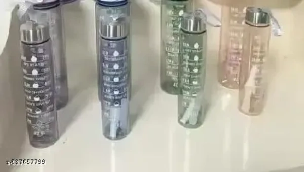 300ml Capacity, Airtight & Spill-Proof 100% Recyclable Plastic, Sports, Gym (Multicolor)