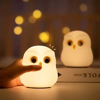 Cute Owl sillicone Night Lamp
