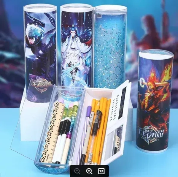 Latest Pencil Box For Girls Kids Multi-Function Pencil Case With Calculator, White Board, Marker & Storage,School Box For Girls Compass Accessories