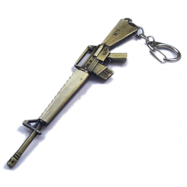 Unique pubg AWM Machine Gun with Shotgun Keychain