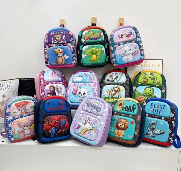 3D  Print Kindergarten Preschool Children's School Backpack/Waterproof Bag/Imported Kindergarten PG Children's