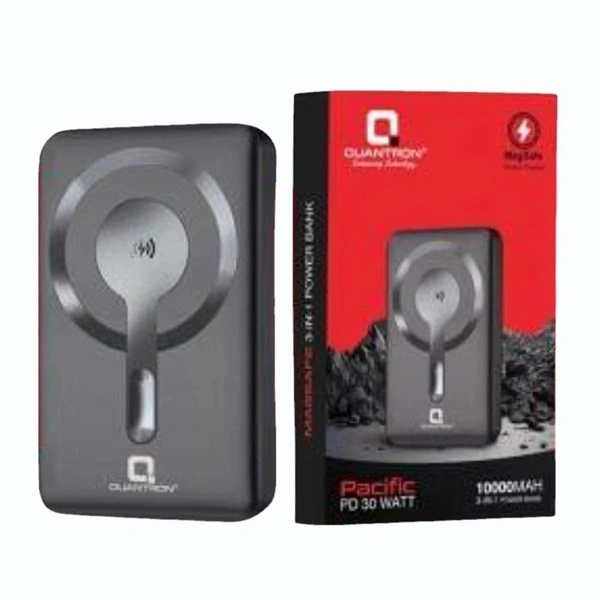 Magnetic Wireless 10000mAh Fast Charging Slim Power Bank, MagSafe, 22.5W Output, Compatible w/iPhone 12/13/14/15/16, Android & Other Qi Enabled Devices, Type-C Input (Black)