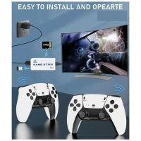 Wireless Retro Game Console, 20000+ games Retro Gaming Console, Retro Game Stick, Plug & Play Video TV Retro Game Stick, Built-in 64G, 9 Emulators, Premium Gaming Dual Controllers (M15-64G)