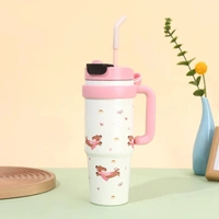 KIDS Vacuum Tumbler Stainless 1000ml Portable Thermos 