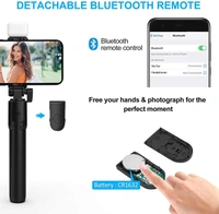   R1 Selfie Stick with LED Fill Light Tripod 