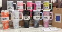 Marble New variety added in stanley steel sippers 1200 ml Premium quality Now with a more rich look - 12-24PC