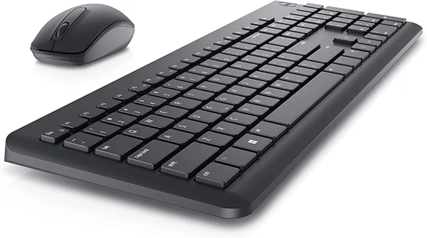Dell USB Wireless Keyboard and Mouse Set- KM3322W, Anti-Fade & Spill-Resistant Keys