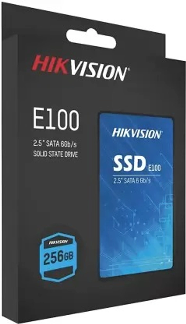HIKVISION E100 256 GB Desktop, Laptop, All in One PC's, Surveillance Systems Internal Solid State Drive (SSD) (HS-SSD-E100) (Interface: SATA, Form Factor: 2.5 Inch)