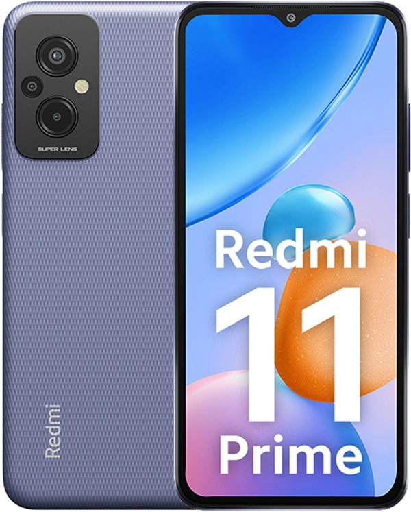 Redmi 11prime - peppy purple, 4GB+64GB