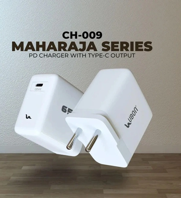 Maharaja Series CH-009 65W PD Charger - White