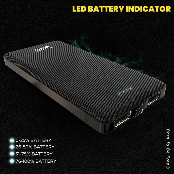 PB-X88 Master Choice 10000mAh Power Bank - Black