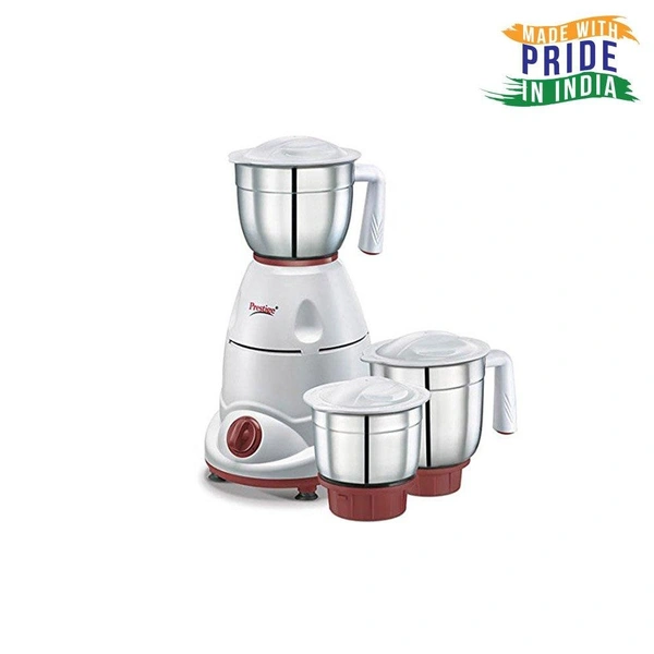 Prestige Tulip Mixer Grinder 3Jar 500Watt - Voltage: 230V; Wattage: 500WWarranty: 2 Years,Troubleshooting guidelines: i) Jar safety lock to ensu