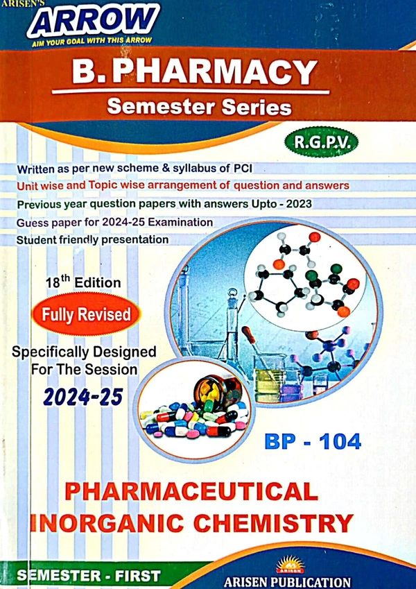 PHARMACEUTICAL INORGANIC CHEMISTRY - B.PHARMACY 1st SEM