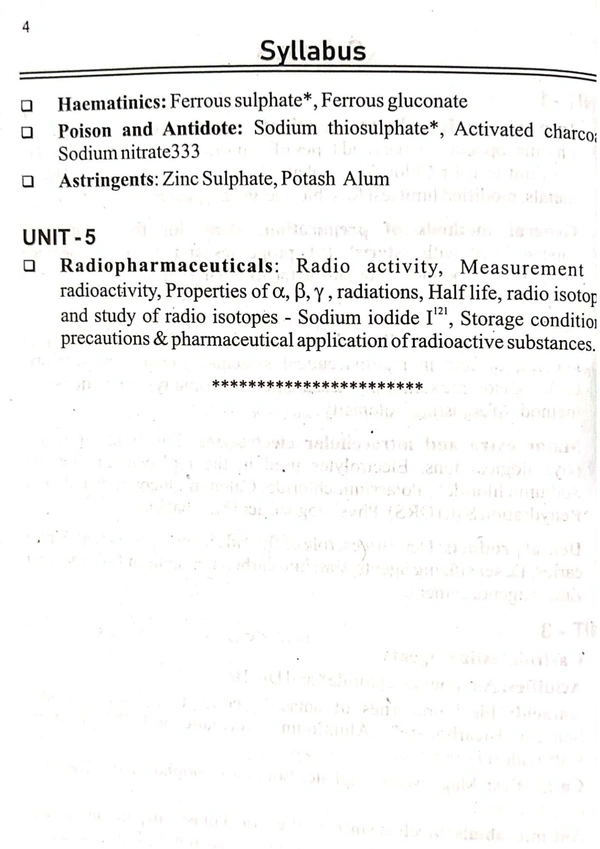 PHARMACEUTICAL INORGANIC CHEMISTRY - B.PHARMACY 1st SEM