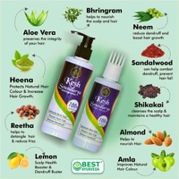 Best Ayurveda Keshsoundarya Herbal Hair Oil 100ml + Herbal Shampoo 250ml | Combo Pack | Promotes Hair Growth & Reduce Hair Fall