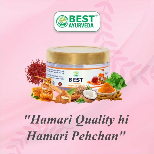 Best Ayurveda Best Fairness Cream | Promotes Glowing Skin | 50g