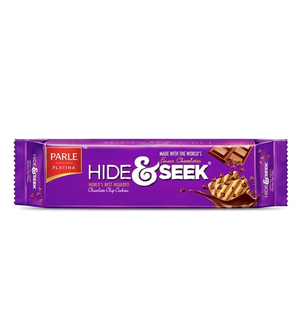Parle Hide & Seek Chocolate Chip Cookies : 100 Gms  - 100 Gms 