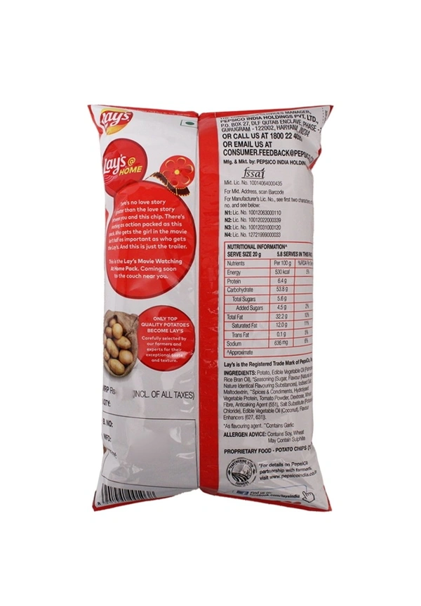 Lay's Spanish Tomato Tango Potato Chips 104 Gms